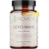 NOVIQA Lions Mane 3000 mg per Dose, 365 Capsule Vegetali, Lion's Mane Estratto Secco Titolato al 50% in Polisaccaridi, Hericium Erinaceus Criniera di Leone, Fornitura 1 Anno, NOVIQA Made in Italy