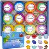 TTRWIN Set regalo di bombe da bagno, con giocattoli a sorpresa all'interno, ingredienti biologici e tutti naturali bombe di bolle di bagno Fizzes Spa ideale compleanno di Pasqua per ragazzi e ragazze