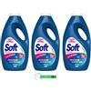 Beni Culinari 3 X Detergente Detersivo Lavatrice Full Color - detersivo liquido - 50 lavaggi 2250 ml + portachiavi Beni Culinari