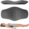 BOFITENG Massaggiatore per la schiena 3 in 1, cuscino massaggiante con trazione, vibrazione e funzione di calore, design ergonomico, cuscino lombare per alleviare il mal di schiena, adatto per ufficio