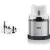 Braun MultiQuick 9 MQ9147X Frullatore ad Immersione, Miniprimer, Dotazione Frusta a Filo, Tritatutto da 350ml & MQ60, Accessorio EasyClick per Frullatore a Immersione, Tritatutto per Caffè e Spezie