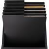Reloop Glorious Vinyl LP Divider Set Black (6 pcs.) - Divisori per Vinili LP da 12'', con Etichette Adesive, Nero