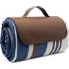 scuddles Coperta Extra Grande da Picnic & Esterno con Borsa per iPhone, Chiavi e Altro - Doppio Strato, Resistente all'Acqua, Pratica Borsa per Materassino per Primavera - Ideale per la Spiaggia