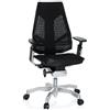 HJH Office Sedie da scrivania arredo Studio, Standard, Nero