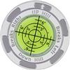 Generisch Marcatore per palline da golf per Putting Green, marcatore professionale per palline da golf, lettore verde, antiruggine, aiuto per la lettura di golf di precisione, accessorio portatile per gli