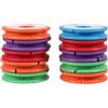HOMOCONO 10 Pezzi Avvolgi Lenza da Pesca in Silicone ASSE Principale Rotondo per Mulinelli, Funzionamento Fluido e Impugnatura Confortevole, per Adulti e Colore Casuale