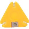 Generic Strumento Spelafili per Trecce Rivestito da Pesca Piccolo Taglierino Durevole per Gli Amanti della Pesca Plastica PP 40x35x4mm 1 unità (Orange)