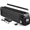 MXSYIEVH Batteria per Bici Elettrica 36V 48V 15Ah 20Ah 25Ah con Caricabatteria Batteria Ebike Pieghevoli 36V 48V Batteria per Bicicletta Elettrica Sostituibili 2 Pin con Protezione BMS 3,36V 15Ah