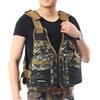 Generic River Vest Unisex Regolabile Alta Galleggiabilità Leggera Oxford Schiuma Tasche Multiple per Barca Vela Paddle Sport Acquatici