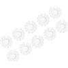 AMZfishing® Elastici per Esche 60-240 Pezzi | Terminali e Accessori per Carpe | Anelli Rig (10, Taglia 3)