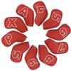 Zxpjkyu 10 Pezzi Copertura Mazza da Golf Testa Club Paracolpi Protezione in Pelle PU con Bordo Cucito E Marcatura Evidente Facile da Inserire Adatti per Golf E Trasporto Sacche