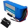 CQHZCL Batteria Per E-Bike Da 36V, Batteria Al Litio Da 36V 10Ah Per Biciclette Elettriche, Go-Kart E Scooter; Batteria Ricaricabile Al Litio Con Caricabatterie (36V 10AH),XT60+SM