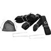 QuivyLivy Linee di confine per beach volley, corda portatile per marcatura del campo con fettuccia in nylon regolabile per sport all'aria aperta allenamento su sabbia ed erba, include (G)