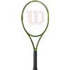 Wilson Racchetta da Tennis Blade Feel 103, Con Schema Corde Denso per una Sensazione Solida, Adatta al Braccio, Verde, Grip 2