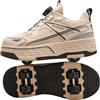 Generic JJDFW - Scarpe da pattinaggio per bambini, staccabili, 2 in 1, con chiusura a fibbia a cricchetto