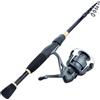 ZythrXLate Canna da Pesca Fibra di Carbonio Canna da pesca telescopica combinata canna in fibra di carbonio 1,8-2,4 m e mulinello spinning per Pesca Mare Fiume