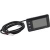 CHICIRIS Misuratore Display LCD per Bici Elettrica GD01 Panel PC 24V 36V 48V Connettore Impermeabile a 5 Pin Dati di Potenza Chilometraggio in Tempo Reale per Ciclisti Che Modificano la Bici