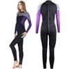 AOWINHIT Muta da Donna da 2 Mm, Abbigliamento Subacqueo in Neoprene Caldo per Snorkeling e Nuoto, Viola, Taglia L (XL)