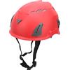 Jelquix Casco da Arrampicata Leggero D8 Protezione Regolabile per Arrampicata su Roccia Attività All'aperto 548 G PP+EPP (rosso)