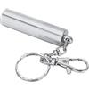 AMONIDA Punta per Stecca da Biliardo Strumento Portatile per Pungere e Modellare per Giocatori di Biliardo e Snooker Lega di Alluminio Lunghezza 59 Mm (Silver)