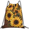 kkvhhyuo Zaino con coulisse stampata a righe rosse grande borsa pieghevole con cinghie regolabili per sport, viaggi, nuoto, scuola, Pelle bovina rossa marrone, One Size, Zainetto