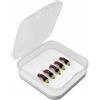 LOVIVER Esca da Pesca Artificiali Mosca Corpo Ribbing Metallico Testina Dorata Peso Ottimale Movimento Morbido Adatto per Trota Grayling Torrente, Brown, D