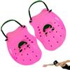 Generic Guanti da nuoto con cuffie, guanti da nuoto regolabili in silicone per