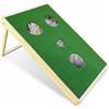 Homyl Indoor Golf Practice Net Rete da Golf Indoor Tappetino per Colpi di Precisione Pieghevole Superficie in Legno E Sintetica Adatto per Allenamento Domestico Utilizzo in Casa