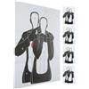 HOMSFOU 5 Pezzi Bersaglio di Carta per Tiro a Segno Design Umano, 17,7x12,6 Pollici, Adatto per Allenamento Professionale e Uso Indoor e Outdoor