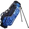 Benross Junior Aero Golf Stand Bag Età 9-12 - Sacca da golf leggera per bambini con supporto, divisorio a 4 vie, cinghie doppie imbottite e cappuccio antipioggia - Blu