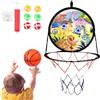 Generico Gioco sportivo per bambini 2 in 1 - Canestro da basket con bersaglio per fr