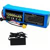 CQHZCL Batteria Agli Ioni Di Litio Per E-Bike 48V 12Ah Con Protezione BMS Integrata, Batteria Ricaricabile Agli Ioni Di Litio Con Caricabatterie, Batteria Per Monopattino Elettrico (48V 12AH),XT90+JST