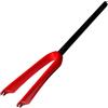 NIKANXIA Forcella Rigida in Fibra di Carbonio for Bici BMX | Compatibile con Ruote da 14 16 18 20 | Pieghevole con Freno C | Tubo Dritto 1-1/8 | ASSE QR 74 mm/100 mm