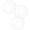 PACKOVE 3 Pezzi Protezione Leggera in Plastica per Catena e Pignone Posteriore della Bicicletta, Sicurezza e Design Elegante per Gite All'aperto e Trasporto