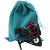 Generic Borsa porta mulinello da pesca con coulisse per accessori da pesca, Blu