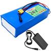 FREEDOH Batteria al Litio 24V Pacco batterie al Litio 2Ah 4Ah 6Ah 8Ah 10Ah 12Ah Batterie di Ricambio con Caricabatterie,24v12ah