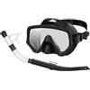 Generic Snorkel Secco per Adulti Vista Panoramica Ampia, Copertura Viso, Set In