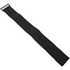 NUOBESTY Cinturino Sportivo per Parastinchi in Nylon Nero Elastico e Resistente, Facile da Usare, Adatto a Protezioni per Baseball, Design Semplice e Pratico