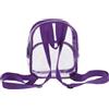 SHINEOFI Zaino Trasparente in Pvc, Mini Zaino Design Trasparente, Multifunzionale per Sport All'aperto e Viaggi, Borsa Compatta e Resistente