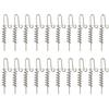 Elnwnnkc 20Pcs Soft Esca Da Pesca Connettore Fissi Chiusure Ago Molla Perni Strumenti Attrezzatura Da Pesce Vermi Esche Pesca Accessorio Esche Morbide Pin