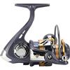 RiToEasysports Mulinello da Pesca in Lega di Alluminio, Impugnatura a Sfera Completamente in Metallo con Impugnatura Sinistra Destra Intercambiabile per Canne da Mare (KS5000)