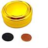 FortunateSweet Tappo per manopola di tensione in alluminio per mulinello Metanium 09 MG7 - Copertura zigrinata per bobine di regolazione del freno, parti da pesca, colore nero (argento)