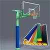 Generic Imbottitura multicolore per pali da basket, tutto in uno, avvolgente, quadrato, autoadesivo, per tutte le condizioni atmosferiche, per parchi giochi scolastici