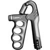 Lastdaytime Heavy Duty Finger Exerciser 5 - 100 kg Resistenza Built-in Contatore digitale in acciaio inox Grip Trainer per allenamento in palestra e sollievo dallo stress, rosso (A)