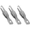 Elnwnnkc Pinze di linea Split Rings Opener Strumento Doppia Apertura Pinze Attrezzatura da pesca Strumento di esca Anelli Apribottiglie Accessorio da pesca