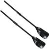 SOESFOUFU Set 2 Pezzi Pagaie per Barche Gonfiabili in PVC Nero, Pagaia Portatile e Staccabile per Sport Acquatici e Kayak
