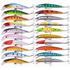 Generic XILILHC 20 Pz Esche Artificiali Esche da Pesca Set Carp Fishing Bait Kit Tackle Suit Sale Hard Bait Minnow Fish Lure Set