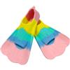 Generic Pinne corte per bambini, in silicone, pinne freestyle, con vestibilità morbida e confortevole, per allenamento in piscina, pinne corte per bambini e adulti, snorkeling, immersioni