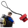 Generic Tappo antipolvere per serbatoio del regolatore, tappo antipolvere filettato, tappo filettato esterno in alluminio (1 pezzo), accessorio di protezione per serbatoio, protezione resistente, per