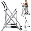 Generic Cyclette pieghevole con monitor LCD, macchina ellittica portatile per il fitness totale, attrezzatura per allenamento a casa a basso impatto
